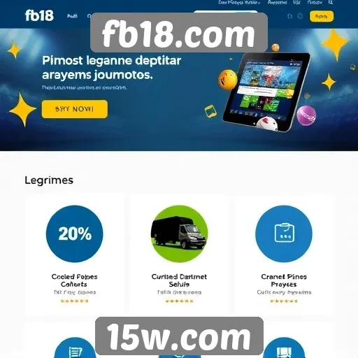 Os bônus e promoções do site fb18.com